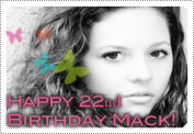 Happy 22nd Birthday Mack! December 2011