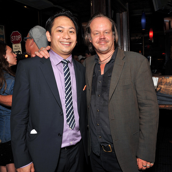 Producer Peter Phok & Director Larry Fessenden at the Glass Eye Pix's 'BENEATH' Premiere After Party in NYC 15th July 2013 at the Oliver's City Tavern
Keywords: bpremi110