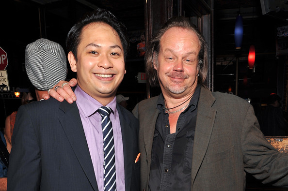 Producer Peter Phok & Director Larry Fessenden at the Glass Eye Pix's 'BENEATH' Premiere After Party in NYC 15th July 2013 at the Oliver's City Tavern
Keywords: bpremi114