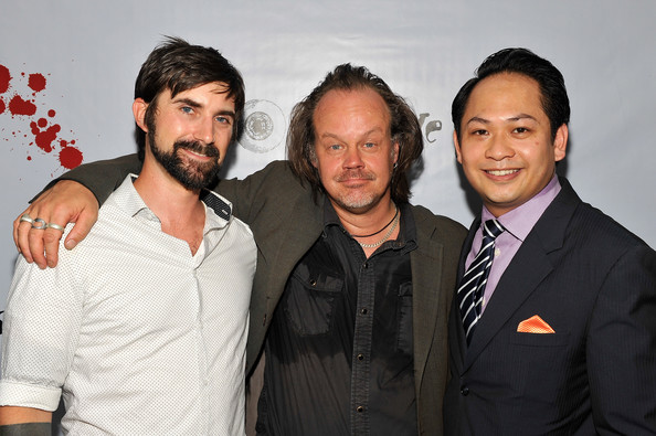 Brent Kunkle, Director Larry Fessenden & Producer Peter Phok at the Glass Eye Pix's 'BENEATH' Premiere in NYC 15th July 2013 at the IFC Center
Keywords: bpremi85