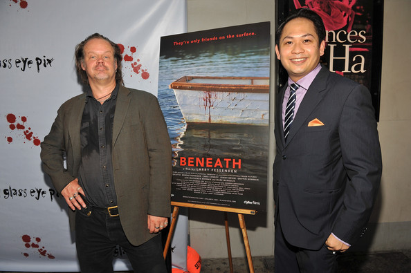 Director Larry Fessenden & Producer Peter Phok at the Glass Eye Pix's 'BENEATH' Premiere in NYC 15th July 2013 at the IFC Center
Keywords: bpremi71
