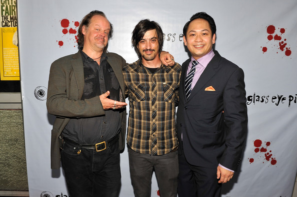 Director Larry Fessenden, Shiloh Kidd & Producer Peter Phok at the Glass Eye Pix's 'BENEATH' Premiere in NYC 15th July 2013 at the IFC Center
Keywords: bpremi75