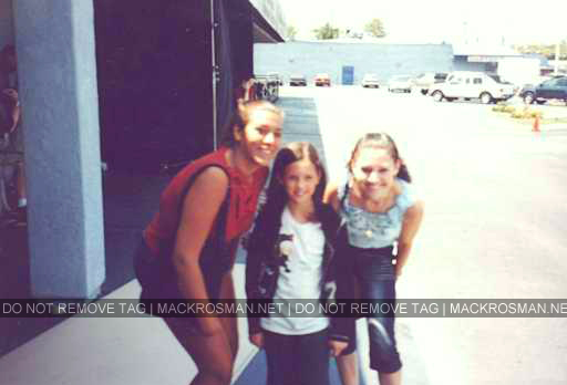 Mack With Fans On-Set of 7th Heaven
