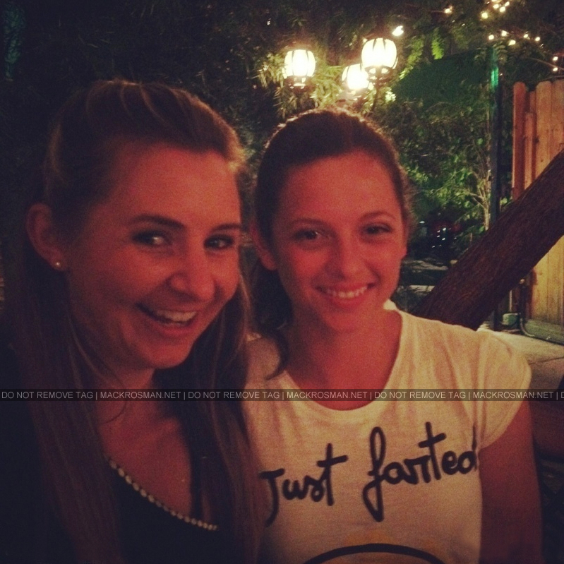 EXCLUSIVE NEW PHOTO: Mack & Beverley Mitchell Catching Up & Having Dinner in Los Angeles on Saturday night, 21st of July 2012
From Beverley: "Amazing dinner with my lil sis Mack!!! And pretty sure @carlyraejepsen was having dinner there as well! Have to admit I sing to her song in my car everytime it comes on!"
Keywords: macknbevdindin