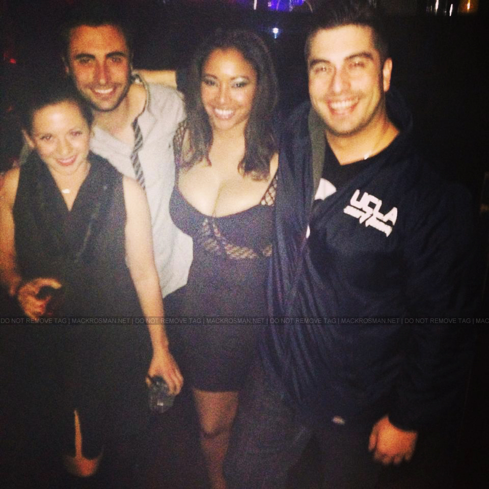 EXCLUSIVE CANDID PHOTO: Mack, David, Maya & Victor Out At A Club For Drinks in LA - January 2014
Keywords: dinnerfun1