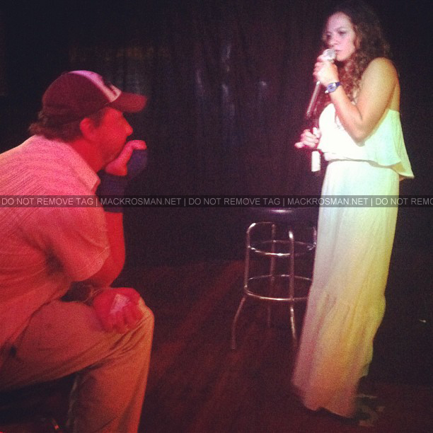 Exclusive: Mack Singing to B & Celebrating the End of Shooting at the 'Ghost Shark' Wrap Party at Cajun Bar, New Orleans on 30th September 2012
Keywords: gho250