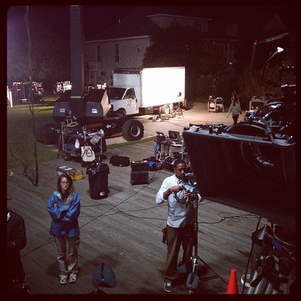 Exclusive: On-Set of Mack's New Film 'Ghost Shark' in Louisiana September 2012
Keywords: gho87