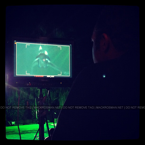 Exclusive: Mack in Water On Screen Whilst On-Set of Film 'Ghost Shark' in Louisiana September 2012
Keywords: gho28