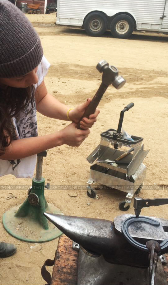 EXCLUSIVE CANDID: Mackenzie Rosman Learns How To Be A Farrier By Making Her First Horse Shoe in Los Angeles on 6th May 2015
Keywords: mackenzierosman ruthiecamden 7thheaven jessicabiel beverleymitchell davidgallagher barrywatson catherinehicks thewb thecw televisionshow television 