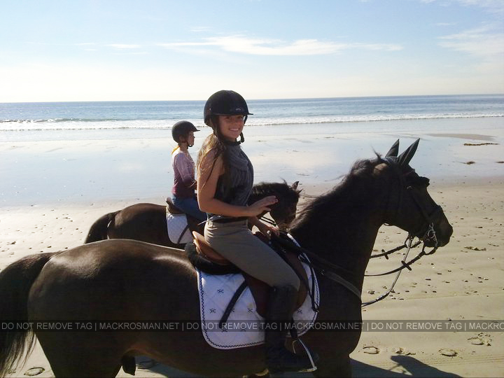 EXCLUSIVE NEW PHOTO: Mack Horse Riding With Odysseus at Morro Bay October 2013 
Keywords: exclusive57