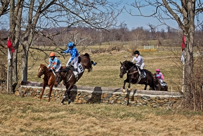 Mackenzie Rosman competing in the Piedmont Point to Point Hunt Race on March 26th, 2018
