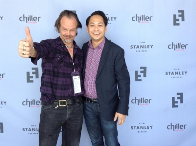 EXCLUSIVE: Director Larry Fessenden & Producer Peter Phok at the screening premiere of 'BENEATH' on the 3rd of May 2013 in Estes Park, Colorado at the Stanley Film Festival 
Keywords: beneathscreening3