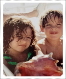 A throwback photo of Mackenzie Rosman and her brother Chandler when they were just toddlers in 1993.