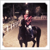 EXCLUSIVE: Mackenzie Rosman Taking A Reflecting Selfie On Her Horse Ody In November 2014.