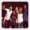 Exclusive On-Set Candid: Cast photo on the last days of filming, from the new film 'Beneath', taken in September 2012.