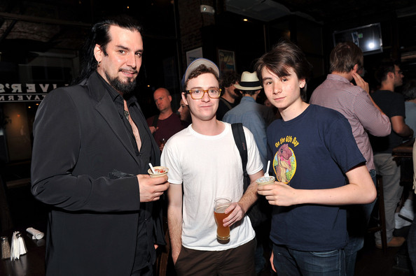 Actor Griffin Newman & Guests at the Glass Eye Pix's 'BENEATH' Premiere After Party in NYC 15th July 2013 at the Oliver's City Tavern
Keywords: bpremi127