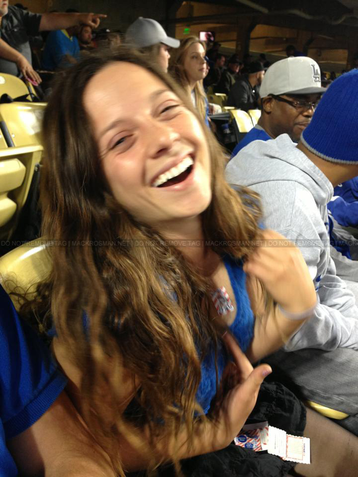 EXCLUSIVE NEW PHOTO: Mack Watching a LA Dodgers Game in LA at Dodger Stadium With Her Mother Donna for Donna's Birthday on Wednesday the 8th of May 2013
Keywords: exclusive49