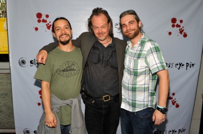 Luis Armada, Director Larry Fessenden & Chris Angarone at the Glass Eye Pix's 'BENEATH' Premiere in NYC 15th July 2013 at the IFC Center
Keywords: bpremi76